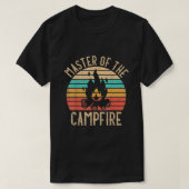 Kapitän des Campfeuers T-Shirt (Design vorne)