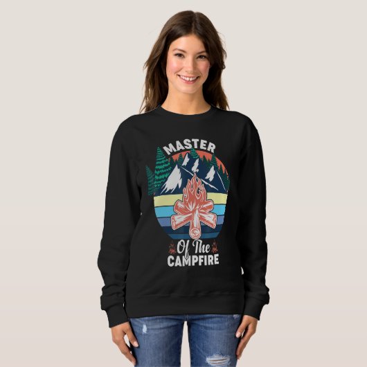 Kapitän des Campingplatzes 2 Sweatshirt (Vorne ganz)
