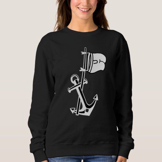 Kapitän des Capacity Boat Anchor Sweatshirt (Vorderseite)