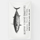 Kapitän des modernen Charterschiffs Banner (Vertikal)