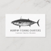 Kapitän des modernen Charterschiffs Visitenkarte (Vorderseite)