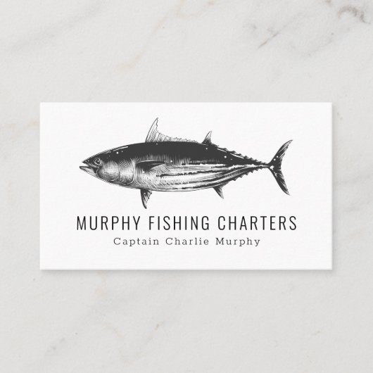 Kapitän des modernen Charterschiffs Visitenkarte (Vorderseite)