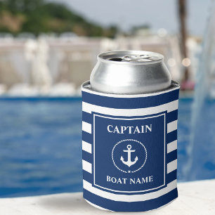 Kapitän des Nautical Anchor Roope Blue Striping B Dosenkühler