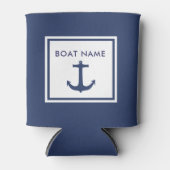 Kapitän des Nautical Boat Name Blue Anchor Dosenkühler (Vorderseite)