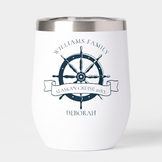 Kapitän des Nautical Wheel-Schiffes für benutzerde (Rückseite)