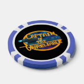 Kapitän des Unzuverlässigen Pokerchips (Einzeln)