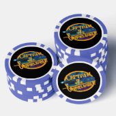 Kapitän des Unzuverlässigen Pokerchips (Stapel)