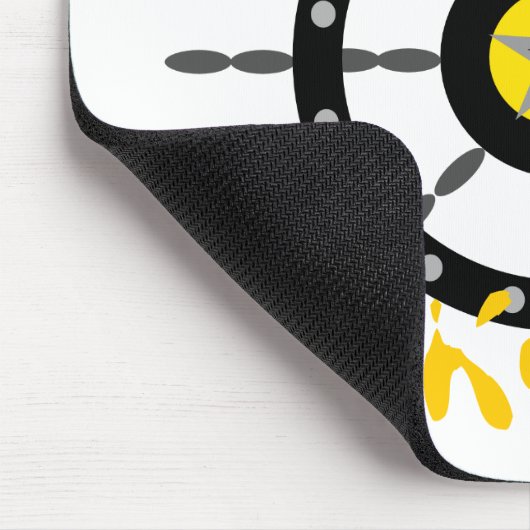 Kapitän dieser Tastatur Mousepad (Ecke)