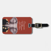 Kapitän Elephant | addieren Ihren Namen Gepäckanhänger (Vorderseite horizontal)