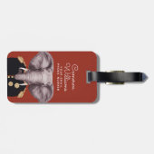 Kapitän Elephant | addieren Ihren Namen Gepäckanhänger (Rückseite horizontal)