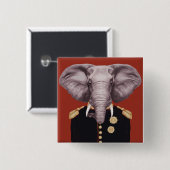 Kapitän Elephant Button (Vorne & Hinten)