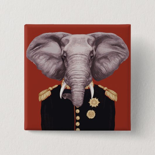 Kapitän Elephant Button (Vorderseite)