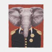 Kapitän Elephant Fleecedecke (Vorderseite)