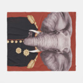 Kapitän Elephant Fleecedecke (Vorderseite (Horizontal))