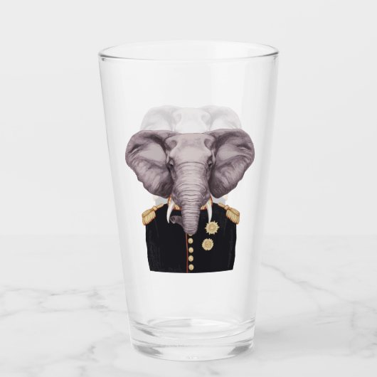 Kapitän Elephant Glas (Vorderseite)