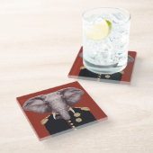 Kapitän Elephant Glasuntersetzer (Schrägansicht)