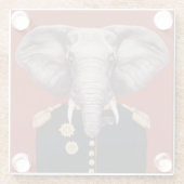 Kapitän Elephant Glasuntersetzer (Rückseite)