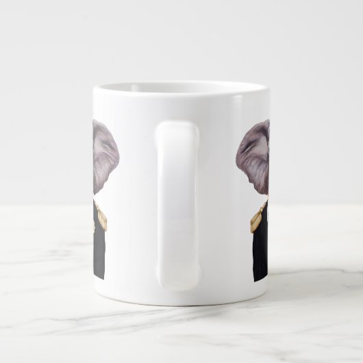 Kapitän Elephant Jumbo-Tasse (Rückseite)