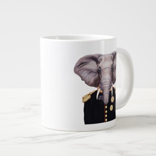 Kapitän Elephant Jumbo-Tasse (Vorderseite Rechts)