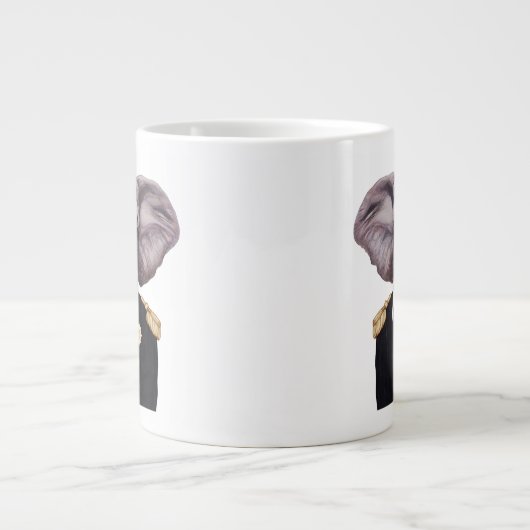 Kapitän Elephant Jumbo-Tasse (Vorderseite)