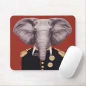 Kapitän Elephant Mousepad (Mit Mouse)
