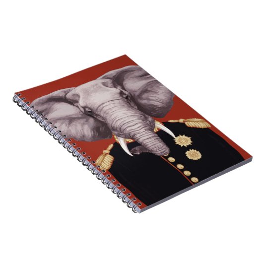 Kapitän Elephant Notizblock (Rechte Seite)