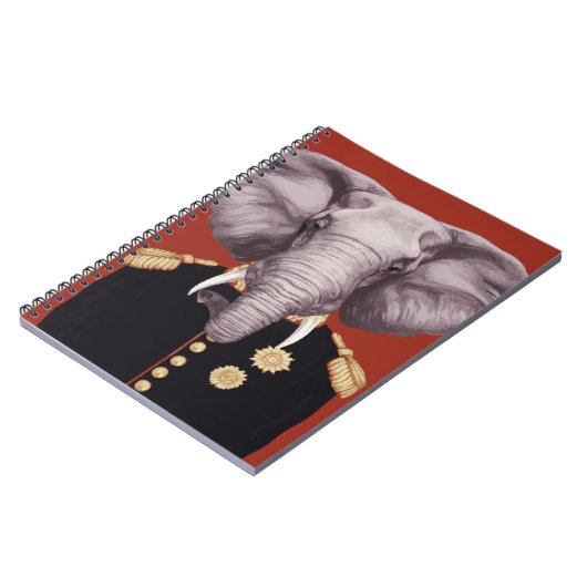 Kapitän Elephant Notizblock (Linke Seite)