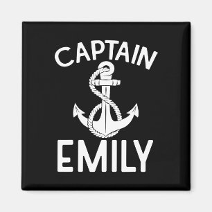 Kapitän Emily Segelboot Boot Schiff Yacht  Magnet