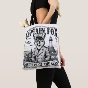 Kapitän-Fuchs-Schutzpatron der Meere - nautisches Tasche