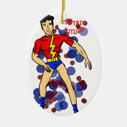 Kapitän Future-Zierdekoration Keramikornament (Vorne)