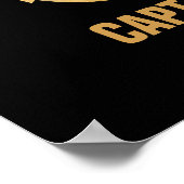 Kapitän, Goldanker Poster (Ecke)