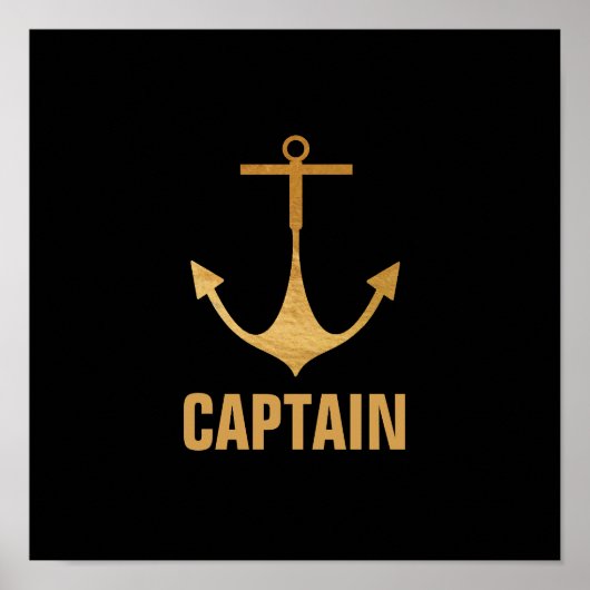 Kapitän, Goldanker Poster (Vorne)