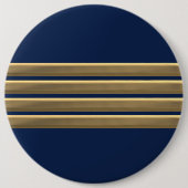 Kapitän Goldstreifen Button (Vorderseite)