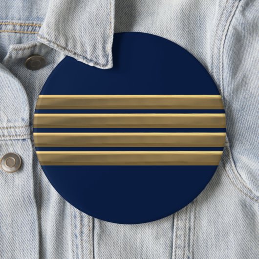 Kapitän Goldstreifen Button (Beispiel)