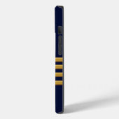 Kapitän Goldstreifen Case-Mate iPhone Hülle (Rückseite / Links)