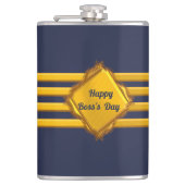 Kapitän Goldstreifen Flachmann (Vorderseite)