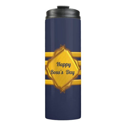 Kapitän Goldstreifen Thermosbecher (Vorderseite)