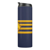 Kapitän Goldstreifen Thermosbecher (Nach rechts gedreht)