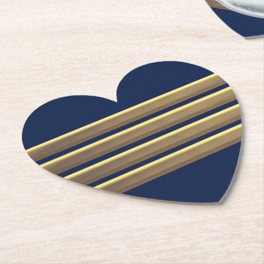 Kapitän Goldstreifen Untersetzer (angewinkelt)