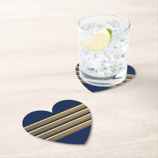 Kapitän Goldstreifen Untersetzer (Vor Ort)