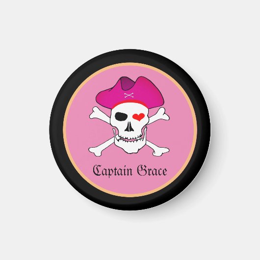 Kapitän "Grace" & Piraten - Schatzinsel /Mädchen Magnet (Vorne)