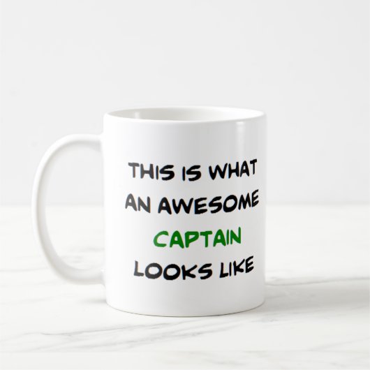 Kapitän, großartig kaffeetasse (Links)