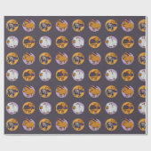 Kapitän Halloween Wrapping Paper Geschenkpapier (Flach)