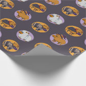 Kapitän Halloween Wrapping Paper Geschenkpapier (Ecke)
