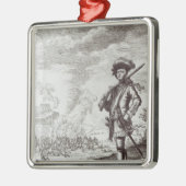 Kapitän Henry Morgan am Sack Silbernes Ornament (Links)