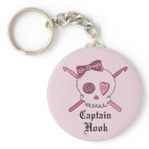 Kapitän Hook Skull & Crochet Hooks (Pink Back)