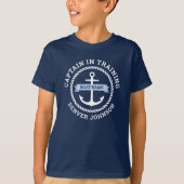 Kapitän im Training Ankerseilgrenzenschiff T-Shirt (Vorderseite)