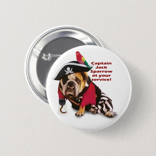 Kapitän Jack! Button (Vorne & Hinten)