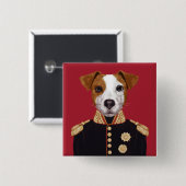 Kapitän Jack Russell Button (Vorne & Hinten)