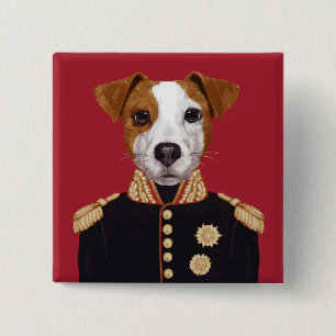 Kapitän Jack Russell Button